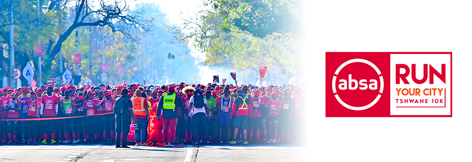 Absa RUN YOUR CITY TSHWANE 10K 2026 banner